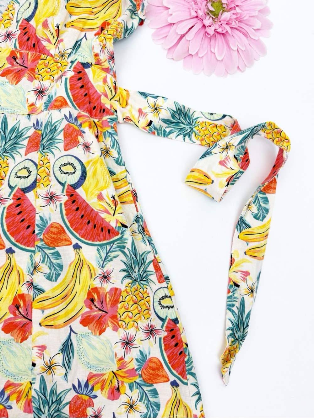Marine Layer Camila Romper Floral Fruit Tropical Print - Picture 11 of 16